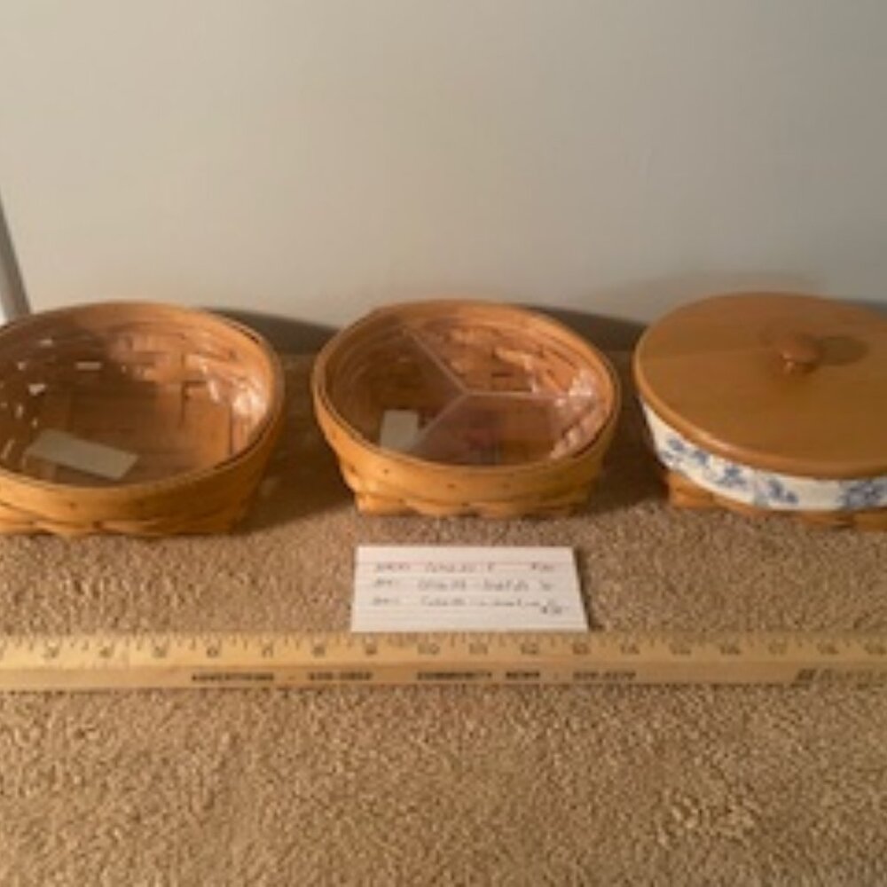 Longaberger Catch All Baskets